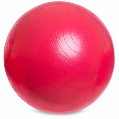 Мяч для фитнеса (фитбол) гладкий глянцевый 65см Zelart FI-1980-65, Розовый