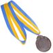 Спортивная медаль двухсторонняя с лентой (1шт) d=6,5 см C-3171, 3 место (бронза)