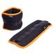 Утяжелители-манжеты для рук и ног 3 кг (2 x 1,5 кг) FI-1303-3, Черный-оранжевый