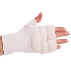 Накладки (перчатки) для каратэ белые BO-1085, L