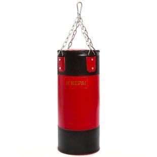 Мешок боксерский Цилиндрический PVC KEPAI BB-2006 60х25см черный-красный