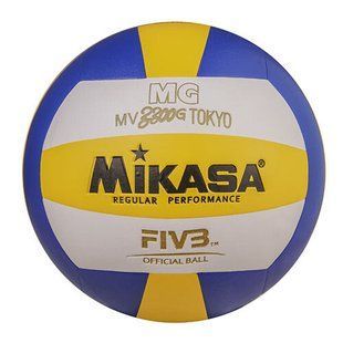 Мяч волейбольный PVC желто-сине-белый MV3300G/PVC