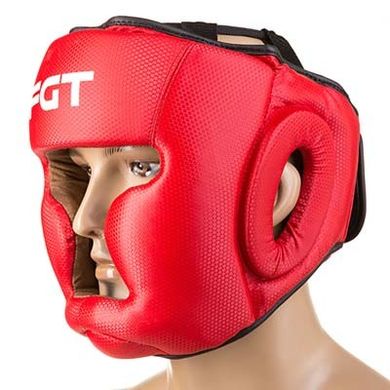 Шлем для бокса закрытый красный Flex FGT Cristal F475CR