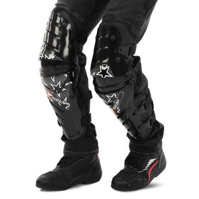 Мотонаколенники Alpinestar MS-4372 цвет черный-синий