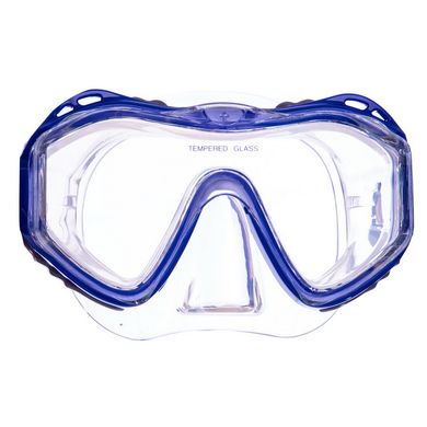 Силиконовая маска для плавания Zelart M309-SIL, Синий