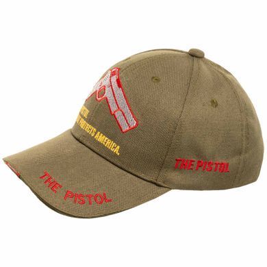 Кепка бейсболка тактическая Zelart THE PISTOL TY-0364 цвет черный
