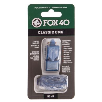 Свисток спортивный судейский пластиковый со шнурком Classic CMG FOX40Classic цвета в ассортименте