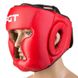 Шлем для бокса закрытый красный Flex FGT Cristal F475CR