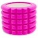 Ролик для занятий йогой и пилатесом Grid Roller Mini l-10см d-14см FI-5716, Розовый
