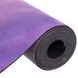 Йогамат замшевый каучуковый двухслойный 3мм Record FI-5662-37, Фиолетовый