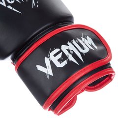 Перчатки боксерские PU на липучке VENUM BO-0869, 10 унций