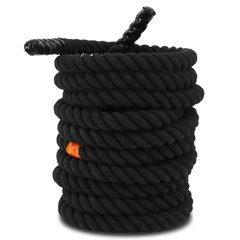 Канат для кроссфита Combat Battle Rope Zelart R-6228-12 12м черный