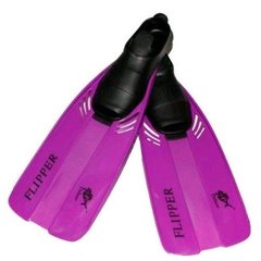 Ласты для плавания Dolvor Flipper р36-38 фиолетовые F17SR