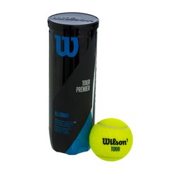 Мяч для большого тенниса WILSON TOUR PREMIER (3шт) WRT109400