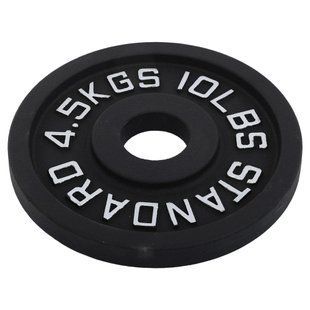 Блины диски стальные окрашенные STANDARD SC-80103-10LB 50мм 4,5кг серый