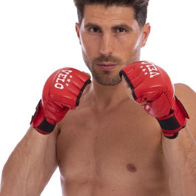 Перчатки для смешанных единоборств MMA кожаные VELO ULI-4023 размер XL цвет синий