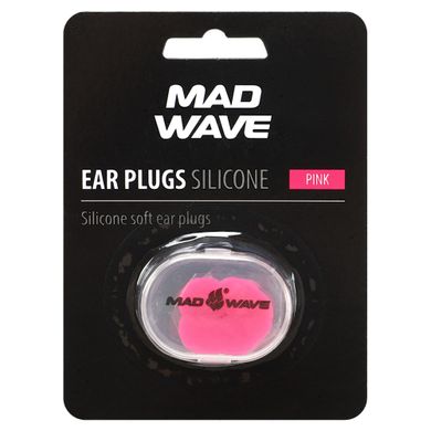 Беруши для плавания силиконовые Ear Plug MadWave M071401 цвет черный