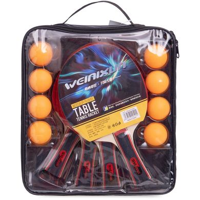 Теннисный набор 4 ракетки, 8 мячей с чехлом WEINIXUN MT-350