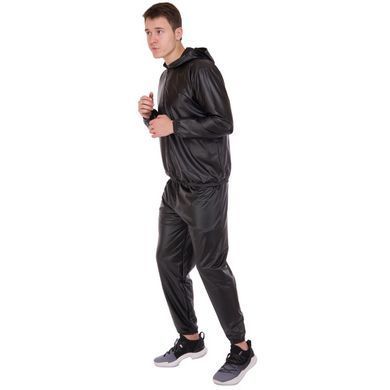 Костюм-сауна для схуднення SAUNA SUIT SIBOTE ST-2052 розмір 3XL колір чорний
