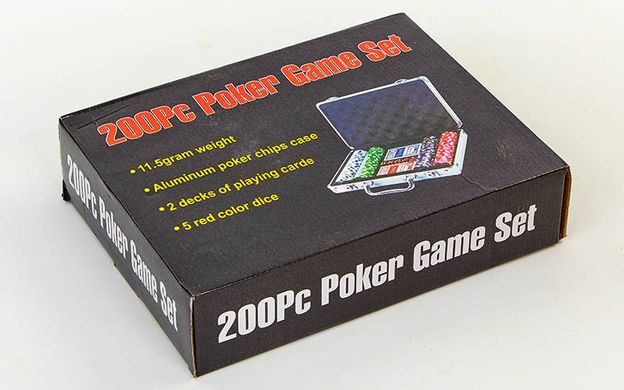 Покерный набор 200 фишек IG-2056