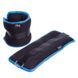 Обтяжувачі-манжети для рук та ніг 3 кг (2 x 1,5 кг) FI-1303-3, Чорний-синій