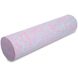 Ролик для йоги и пилатеса полнотелый гладкий 60см d-15см FI-1734, Розово-голубой
