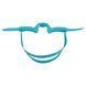 Трубка фронтальная дыхательная для плавания MadWave PRO SNORKEL junior M077702 цвет синий