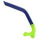 Трубка фронтальная дыхательная для плавания MadWave PRO SNORKEL junior M077702 цвет синий