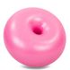 Мяч для фитнеса Бублик (фитбол) гладкий сатин 40см FI-6959, Рожевий