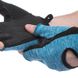 Перчатки для фитнеca HARD TOCH FG-008, Черно-голубой