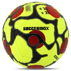 Мяч футбольный HYBRID SOCCERMAX FB-4364 цвет желтый