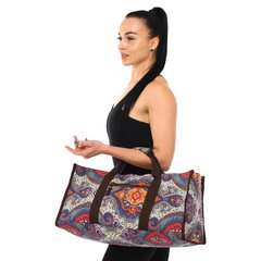 Сумка для йоги Zelart DoYourYoga Zelart Yoga bag FI-6971-1 серый-оранжевый