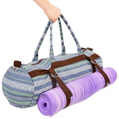 Сумка для коврика для фитнеса Yoga bag KINDFOLK 20смх65см FI-6969-6, серый