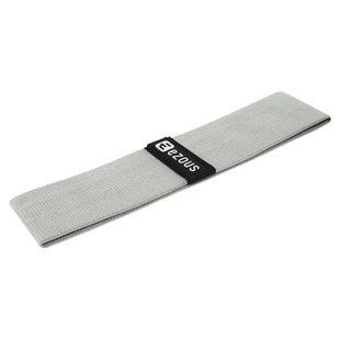 Резинка тканевая для упражнений лента сопротивления LOOP BANDS HIP BAND EZOUS K-02-L белый