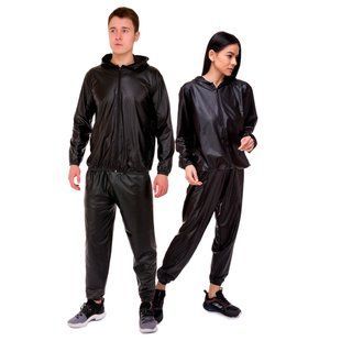 Костюм-сауна для схуднення SAUNA SUIT SIBOTE ST-2052 розмір 3XL колір чорний