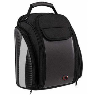 Сумка на бак мотоцикла на магнитах с окном под телефон Tank Bag Alpinestar MS-0310 25х36х21см черный-серый