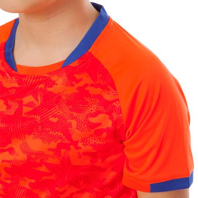 Футбольная форма подростковая Lingo оранжевая LD-5021T, рост 125-135