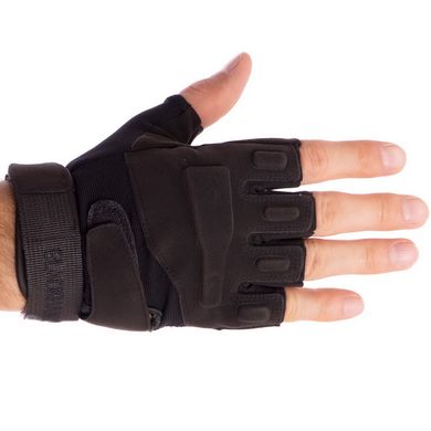 Тактические перчатки с открытыми пальцами BLACKHAWK BC-4380, XL Черный