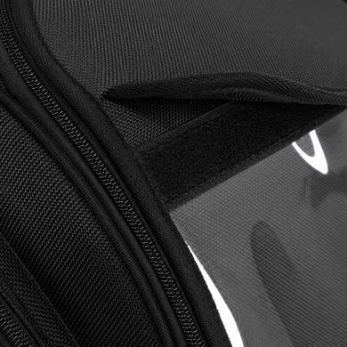 Сумка на бак мотоцикла на магнитах с окном под телефон Tank Bag Alpinestar MS-0310 25х36х21см черный-серый