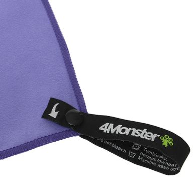 Полотенце спортивное антибактериальное ANTIBACTERIAL TOWEL 4Monster T-ECT-120 цвет серый