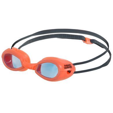 Очки для плавания детские MadWave COMET KIDS M041003 цвет коралловый-черный