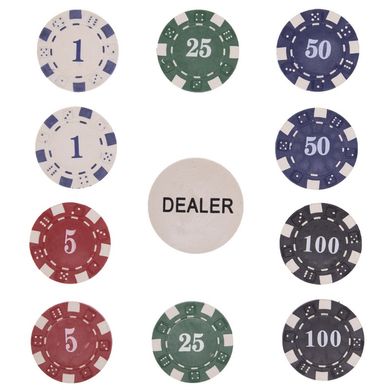 Покерный набор в алюминиевом кейсе 500 фишек IG-2115