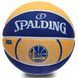М'яч баскетбольний гумовий SPALDING NBA Team WARRIORS 83304Z розмір 7 синій-жовтий