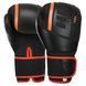 Рукавиці боксерські на липучці PU HARD TOUCH BO-4250 розмір 12 унції колір чорний-помаранчевий