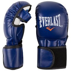 Перчатки для единоборств синие DX Everlast MMA EVDX415-LB