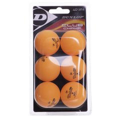 Набор мячей настольный теннис (6 шт) DUNLOP CLUB CHAMP 40+ MT-679315