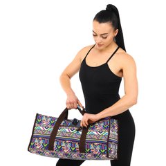 Сумка для йоги Zelart DoYourYoga Yoga bag FI-6971-2 темно-синий-фиолетовый