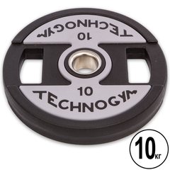 Блины (диски) PU с хватом и металлической втулкой 10 кг d-51мм TECHNOGYM TG-1837-10