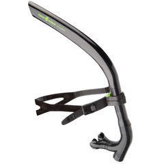 Трубка фронтальная дыхательная для плавания MadWave PRO SNORKEL M077301 цвет черный