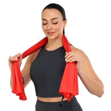 Рушник спортивний із мікрофібри в чохлі EVA CASE SPORTS TOWEL 4Monster T-ETD-120 колір червоний
